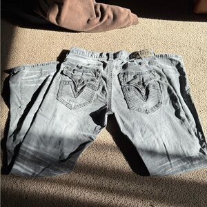 Stylish Gray Denim Jeans